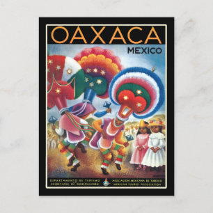 Vintage Oaxaca Mexiko Retro Tourismus Reise Postkarte