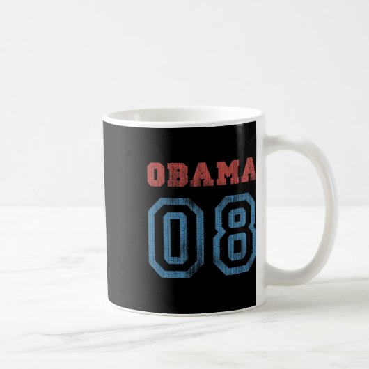 Vintage Obama 08  Kaffeetasse (Rechts)