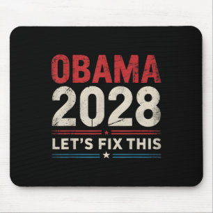 Vintage Obama 2028 Lustig Politisch Patriotisch Wä Mousepad