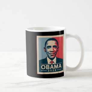 Vintage Obama 2028 Lustige Politische Patriotische Kaffeetasse