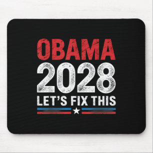Vintage Obama 2028 Lustige Politische Patriotische Mousepad
