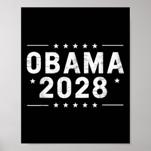 Vintage Obama 2028 Lustige Politische Patriotische Poster
