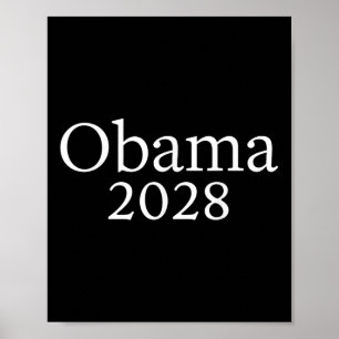 Vintage Obama für Präsident 2028 Obama 2028  Poster