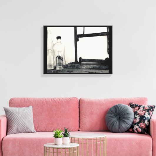 Vintage Objekte Industrielle Leinwand Kunst (Insitu (Wohnzimmer))