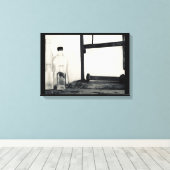 Vintage Objekte Industrielle Leinwand Kunst (Insitu (Holzboden))