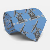 Vintage Observatorium-Teleskop-Krawatte Krawatte (Gerollt)