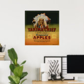 Vintage Obstkastenmarken von Old Apple Poster (Heimbüro)