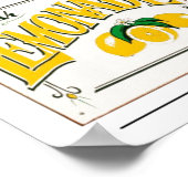 Vintage Obstmarken Poster (Ecke)