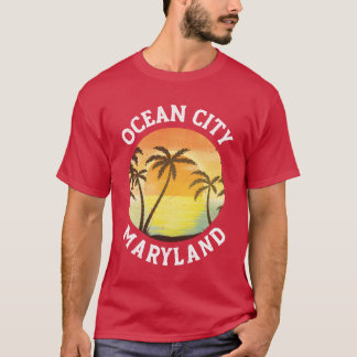 Vintage Ocean City Maryland Retro 70er Jahre Freun T-Shirt