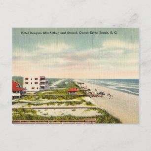 Vintage, Ocean Drive Beach, South Carolina Postkarte
