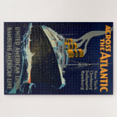 VINTAGE OCEAN LINER REISE PUZZLE (Horizontal)