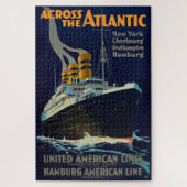 VINTAGE OCEAN LINER REISE PUZZLE (Vertikal)