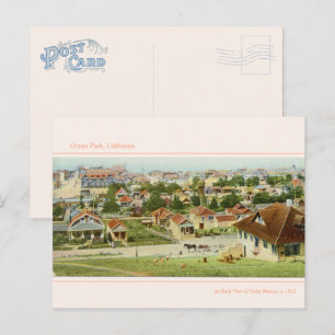 Vintage Ocean Park, Santa Monica 1910er Jahre Post Postkarte