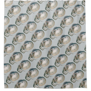 Vintage Octopus Argonaut, Meerestiere Duschvorhang