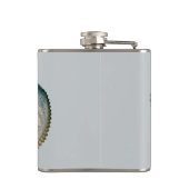 Vintage Octopus Argonaut, Meerestiere Flachmann (Rückseite)