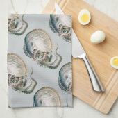 Vintage Octopus Argonaut, Meerestiere Geschirrtuch (Viertel Falte)