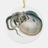 Vintage Octopus Argonaut, Meerestiere Keramik Ornament (Vorne)