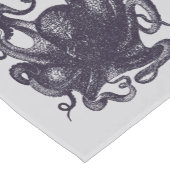 Vintage Octopus-Illustration Kurzer Tischläufer (Ecke)