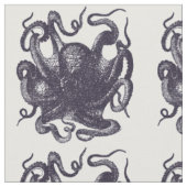 Vintage Octopus-Illustration Stoff (Nahaufnahme)