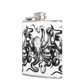 Vintage Octopus Nautical Themes Flachmann (Links)