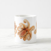 Vintage Octopus Salutii, Meerwassertiere Kaffeetasse (Mittel)