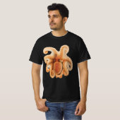 Vintage Octopus Salutii, Meerwassertiere T-Shirt (Vorne ganz)