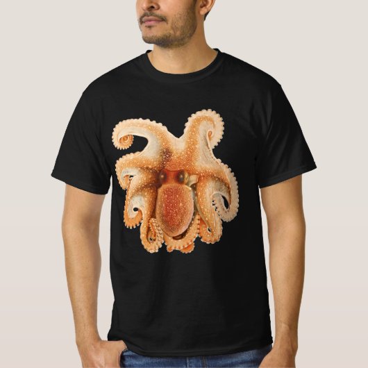 Vintage Octopus Salutii, Meerwassertiere T-Shirt (Vorderseite)