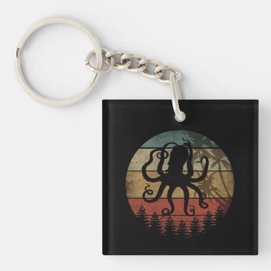 VINTAGE OCTOPUS SCHLÜSSELANHÄNGER (Vorderseite)
