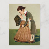 Vintage Odd Couple Postkarte (Vorderseite)