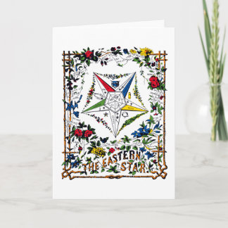 Vintage OES Signet - Blank Card Feiertagskarte