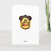 Vintage Ofenwerbung für den Ofen niedlich rustikal Karte (Rückseite)