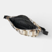 Vintage offene Buchseiten Bauchtasche (Offen)