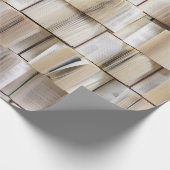 Vintage offene Buchseiten Geschenkpapier (Ecke)