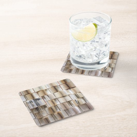 Vintage offene Buchseiten Rechteckiger Pappuntersetzer (Vor Ort)