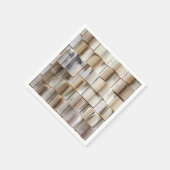 Vintage offene Buchseiten Serviette (Ecke)