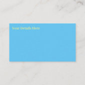 Vintage offene Lüfterfedern Peacock Visitenkarte (Rückseite)