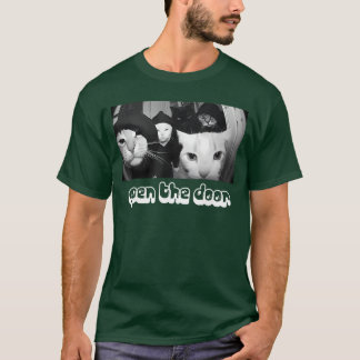 Vintage Offene-Tür-Lustiges-Meme-Gang-Sarkastische T-Shirt