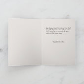 Vintage offene Valentinstag-Karte Feiertagskarte (Innenseite)