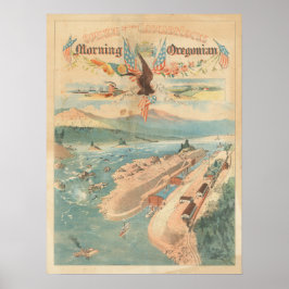 Vintage Öffnung von CascadeLocks Poster