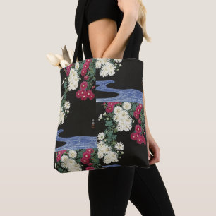 Vintage-Ohara-Koson-Chrysanthemen-Kunst Tasche