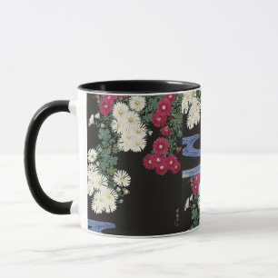 Vintage Ohara Koson Chrysanthemen Kunst Tasse