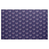 Vintage Ohio-Flaggen-Herzen Stoff (Fat Quarter (45,7 x 55,9 cm))