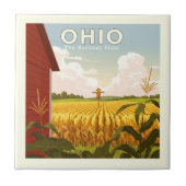 Vintage Ohio Fliese (Vorderseite)
