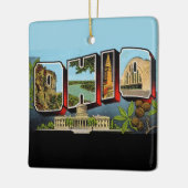 Vintage Ohio Keramikornament (Links)