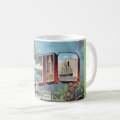 Vintage Ohio Postcard Mug Kaffeetasse (VorderseiteRechts)
