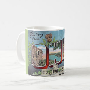 Vintage-Ohio-Postkarten-Tasse Kaffeetasse