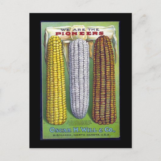 Vintage Ohren für Maiswerbung - Postkarte (Vorderseite)