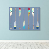 Vintage Ohren Leinwanddruck (Insitu (Holzboden))