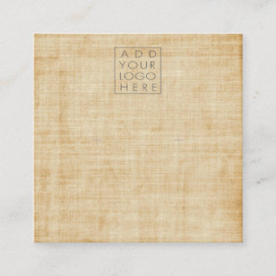 Vintage-Ohrring-Rückseitenkarten mit eigenem Logo Quadratische Visitenkarte