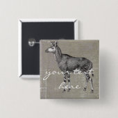 Vintage Okapi Button (Vorne & Hinten)